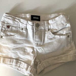 Hudson White short shorts